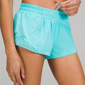 COPY - Lululemon Turquoise Size 8 Hotty Hot Shorts